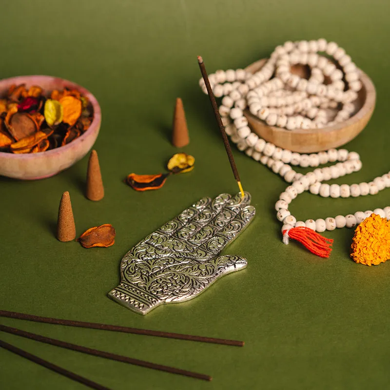 Antique Hamsa Charm Agarbatti Stand
