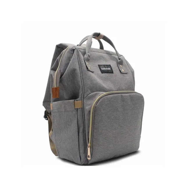Babybee Fashion Maternity Nappy Bag - Jacques Gray