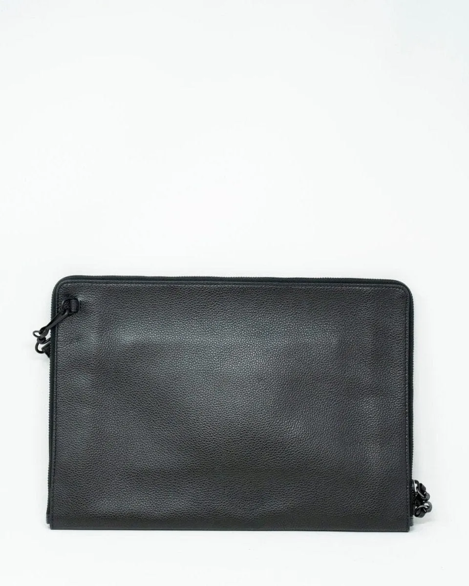 Balenciaga Black Leather City Clutch Bag  - AGL1862