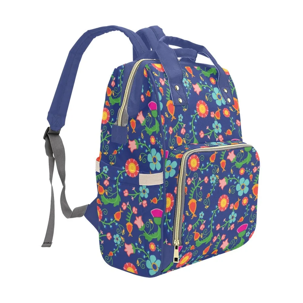 Bee Spring Twilight Multi-Function Diaper Backpack/Diaper Bag