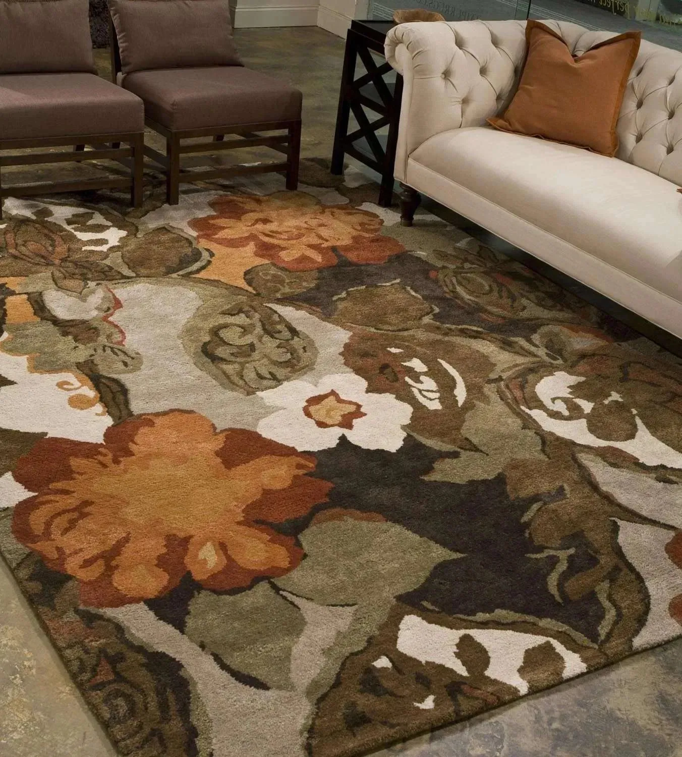 Blue BL12 Orange/Brown Rug