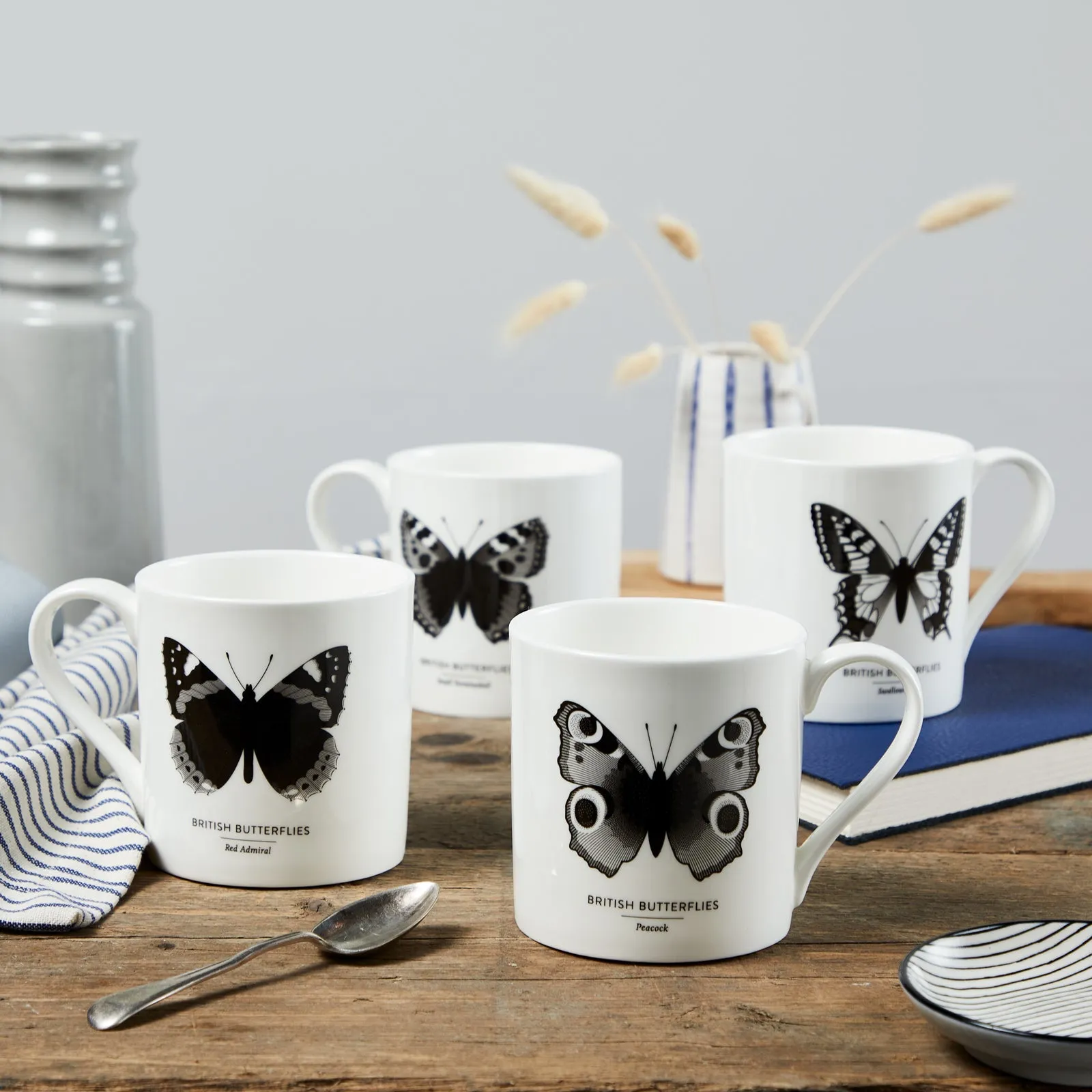 'British Butterflies: Swallowtail' Fine China Mug