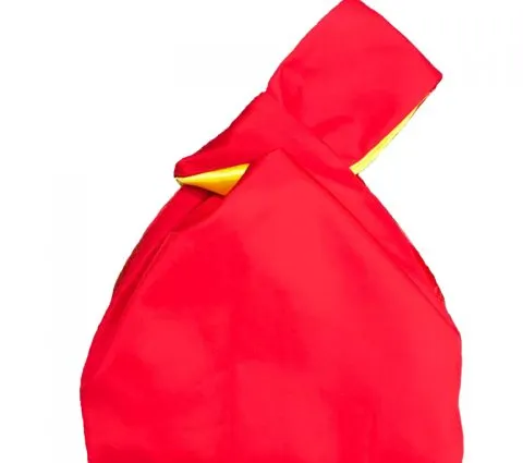 Brocade Silk Mandarin Orange Carrier Bag