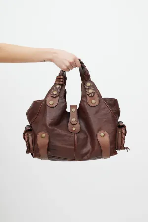 Brown Leather Silverado Bag