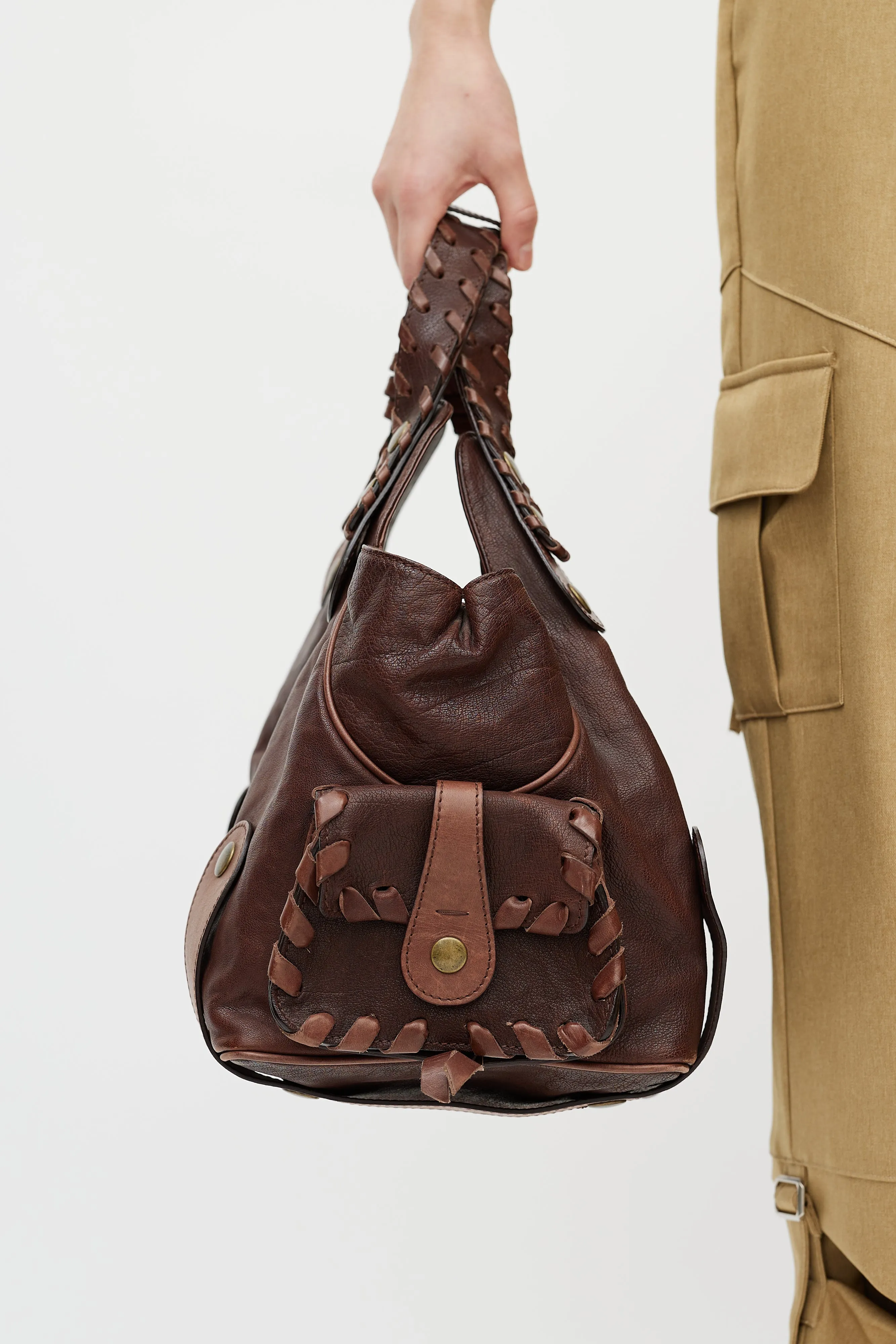 Brown Leather Silverado Bag
