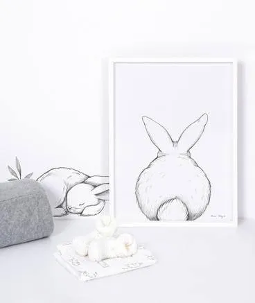 Bunny | Bye Bye Art Print
