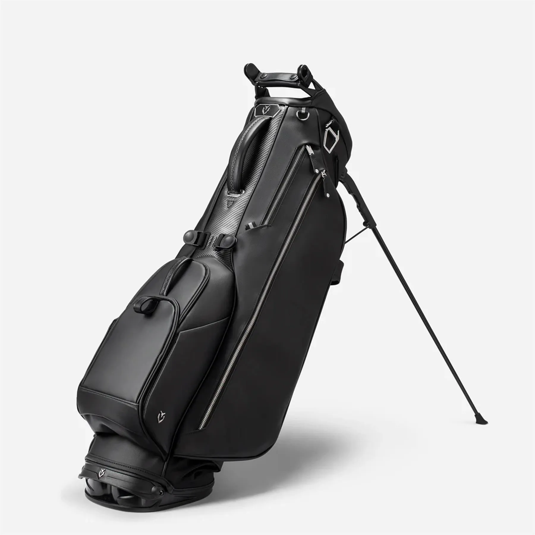 Carbon Lux Stand Bag Pebbled Black - 2025