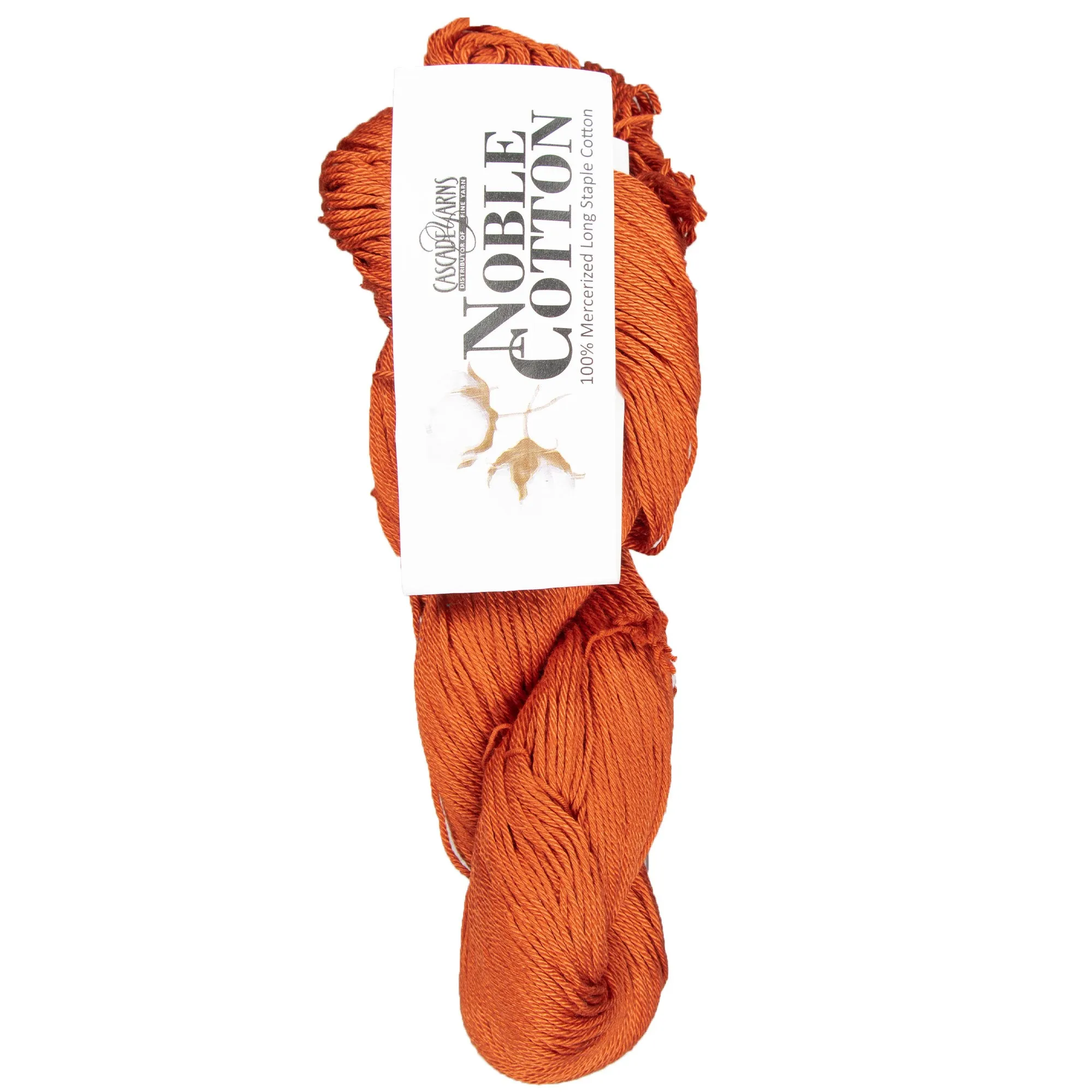 Cascade Yarns Noble Cotton Yarn - 02 Orange Rust