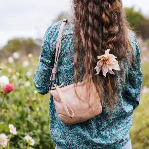 Castle in The Sky Leather bag: Dusky Pink