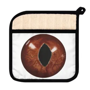 Cat Eyes Pot Holder with Pocket