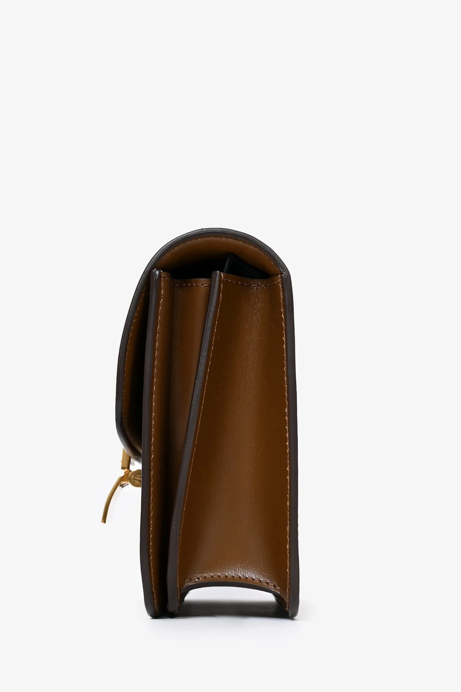 Celine Brown Leather Teen Box Bag