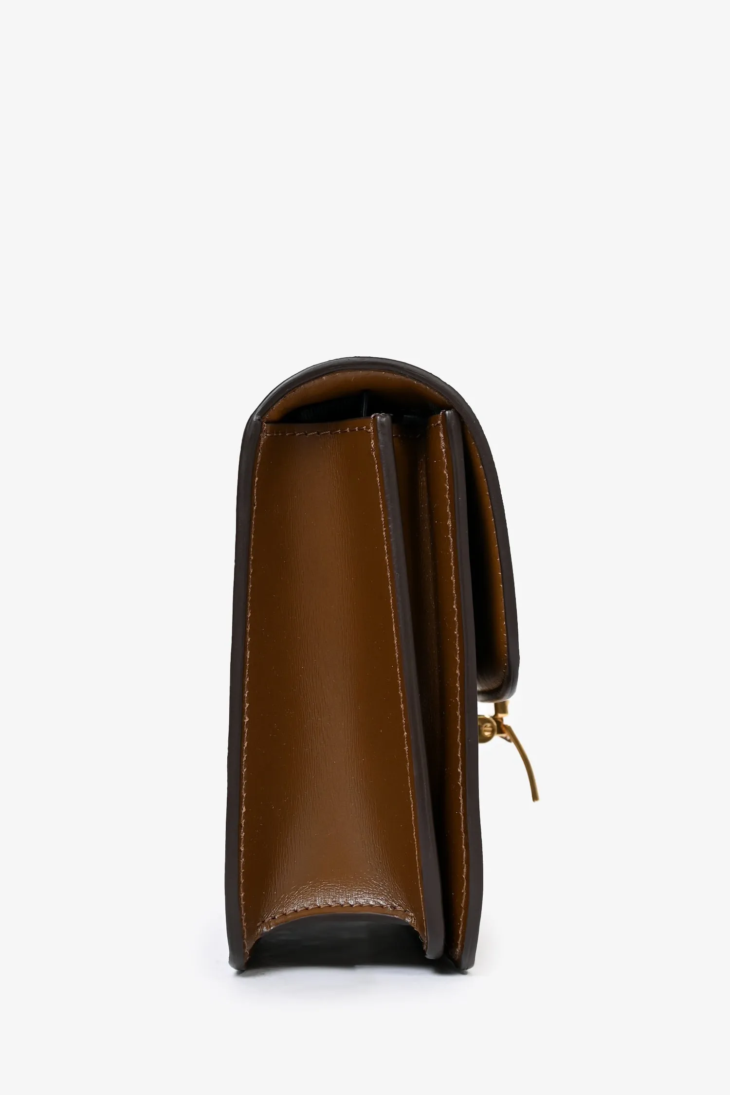 Celine Brown Leather Teen Box Bag