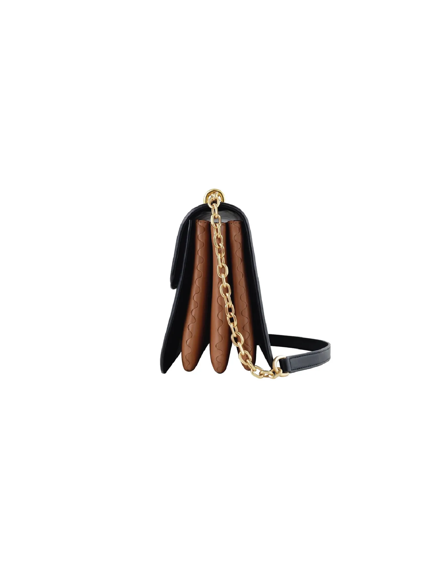 Chain Shoulder Bag - Black