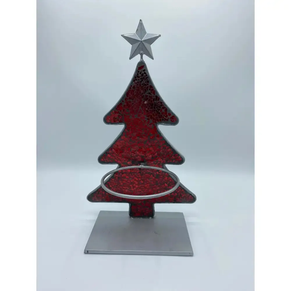 Christmas Tree Candle Holders - Various Designs - 1 Sent
