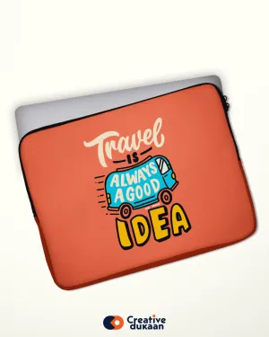 Cool and Quirky "Travel Idea" Laptop Sleeves