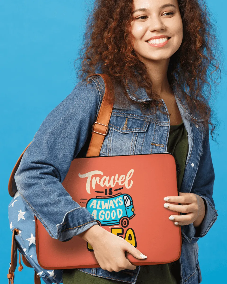 Cool and Quirky "Travel Idea" Laptop Sleeves