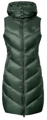 Covalliero Wmn Long Waistcoat Opal Green