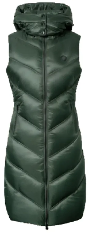 Covalliero Wmn Long Waistcoat Opal Green