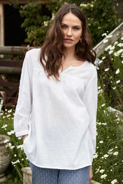 Crochet Sleeve Top