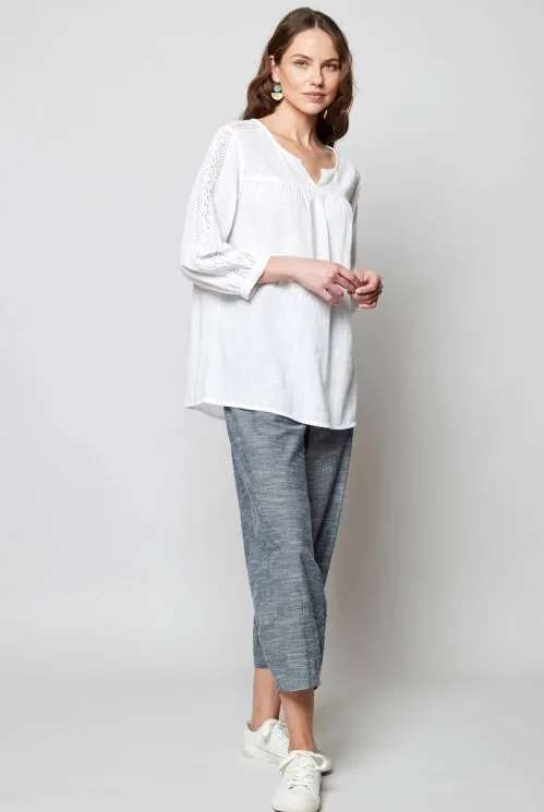 Crochet Sleeve Top