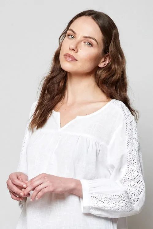 Crochet Sleeve Top