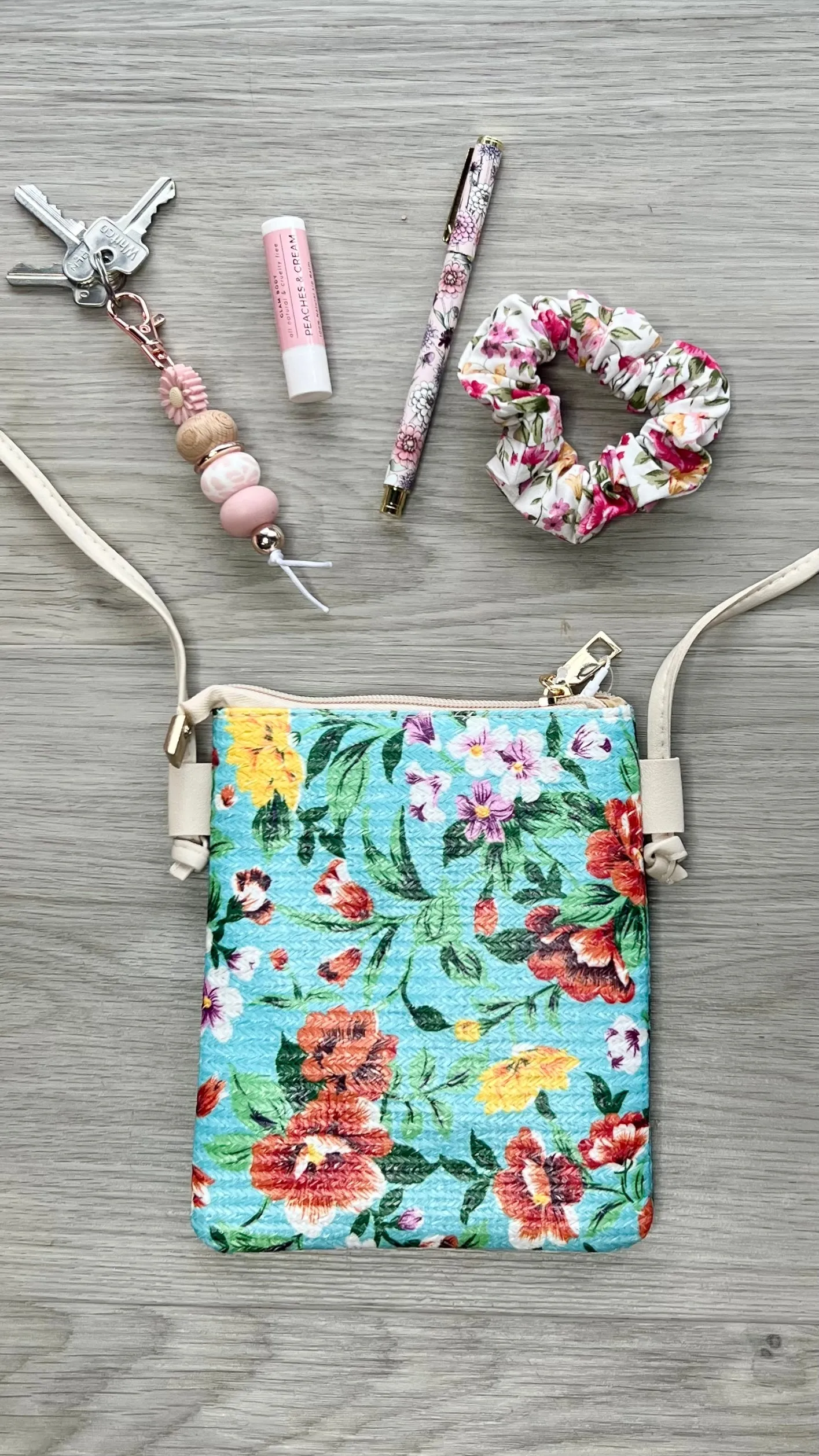 Crossbody Pouch Bag - Blue