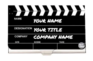 Custom Visiting Card Holder Wallet -  For Filmy Only
