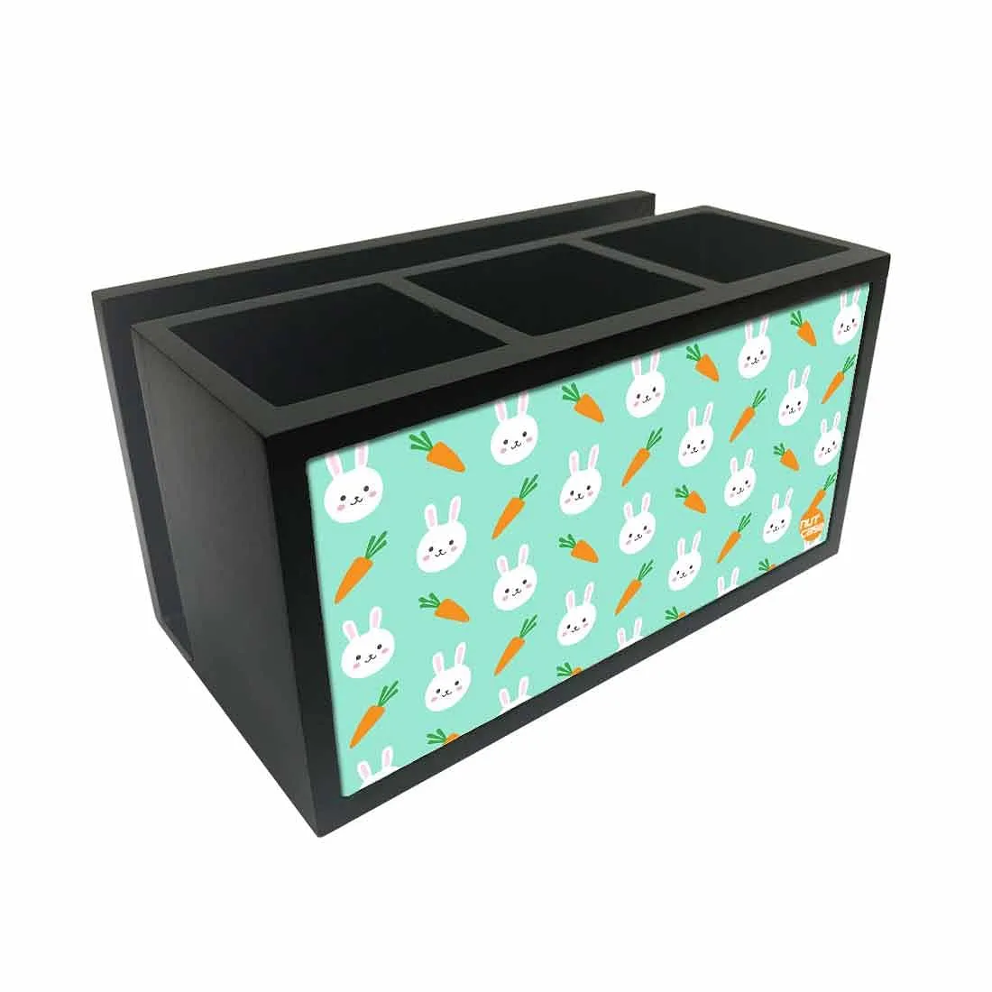 Cutlery Tissue Holder Napkin Stand -  Carrot and Bunny