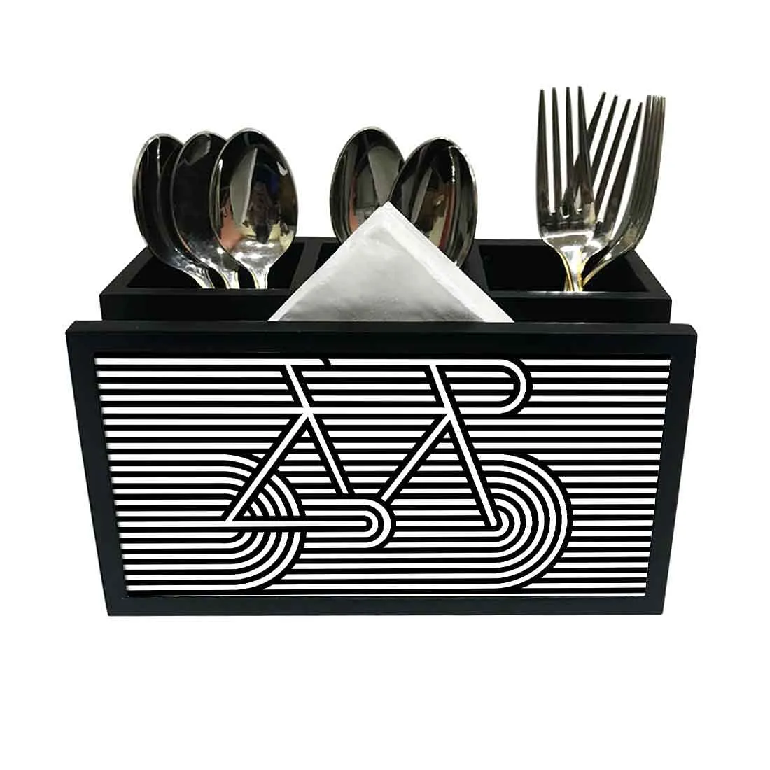 Cutlery Tissue Holder Napkin Stand -  Cycle Lines