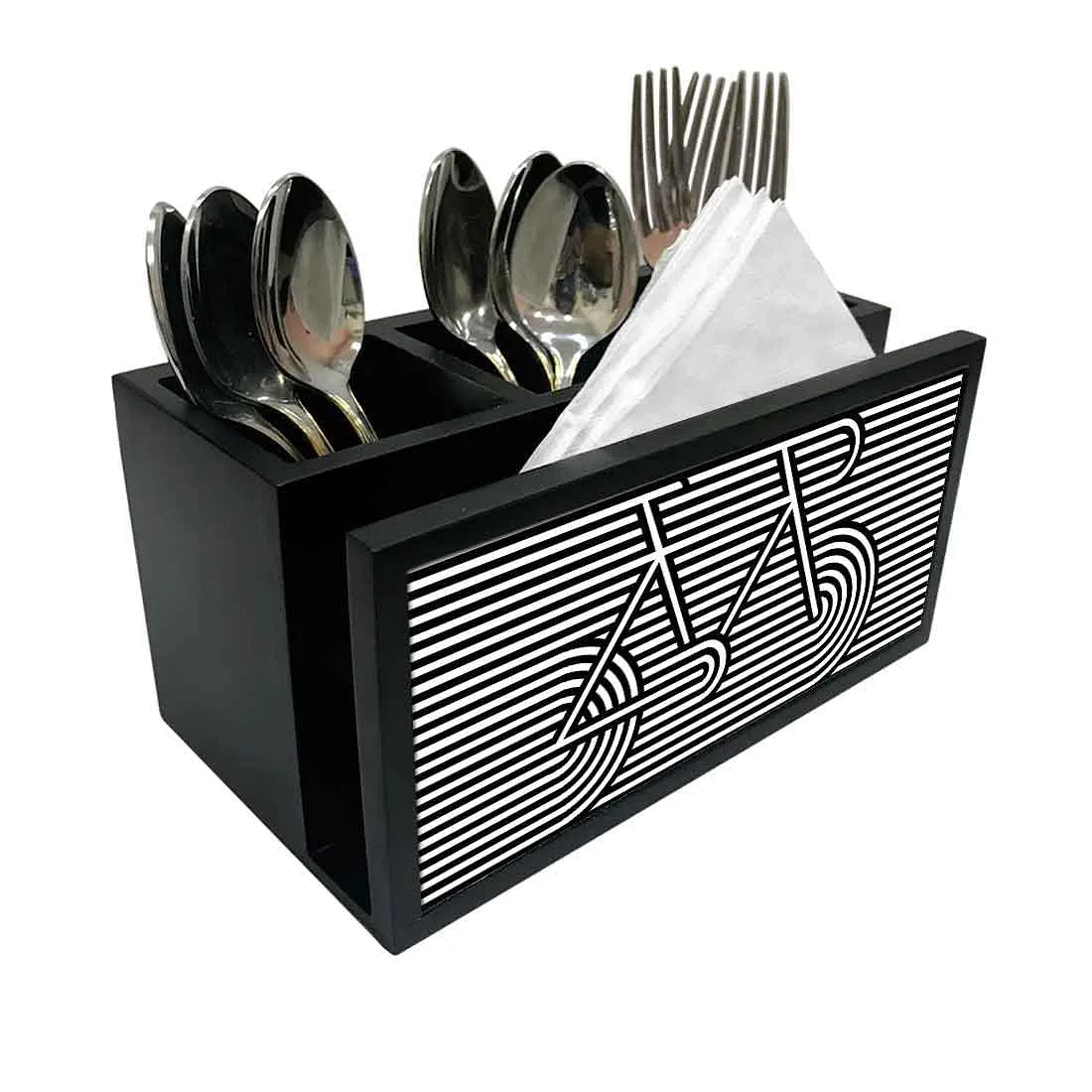 Cutlery Tissue Holder Napkin Stand -  Cycle Lines