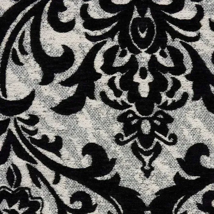 Damask DAS02 Black/White Rug