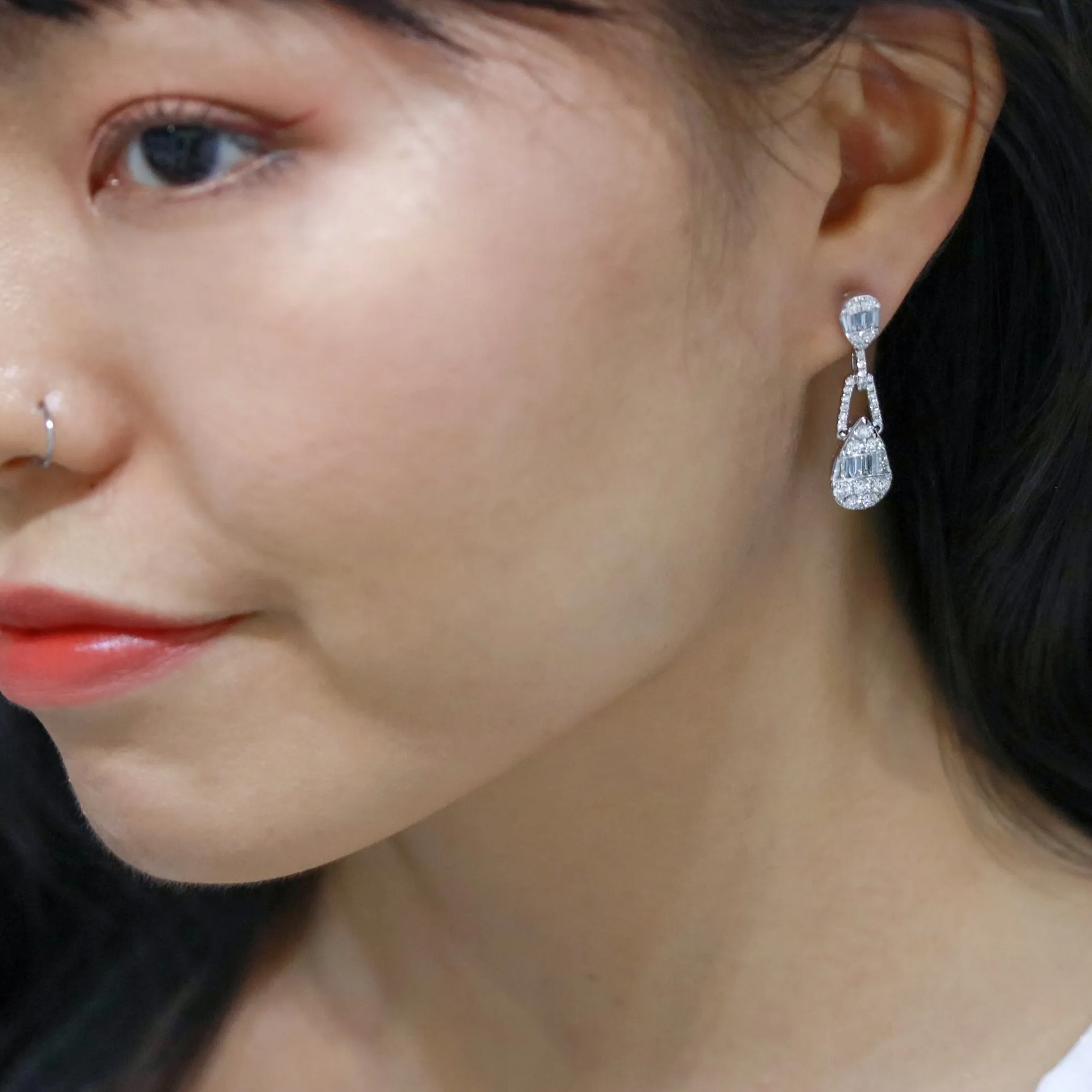 Dazzling Diamond Earrings