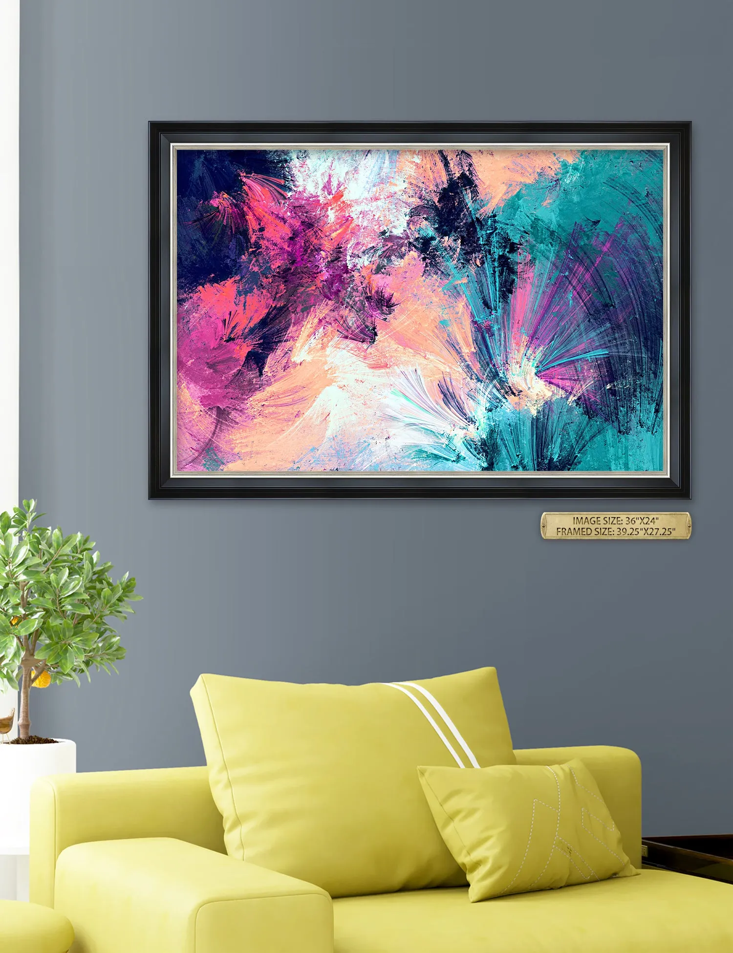 Dazzling Fireworks Dance Marble Texture Abstract.