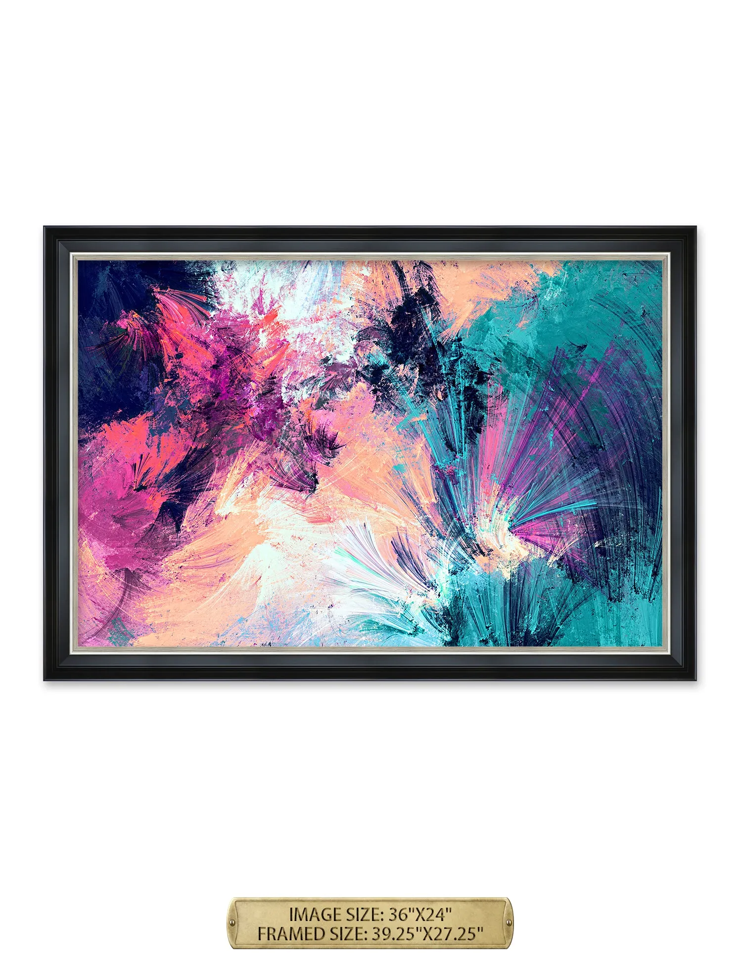 Dazzling Fireworks Dance Marble Texture Abstract.
