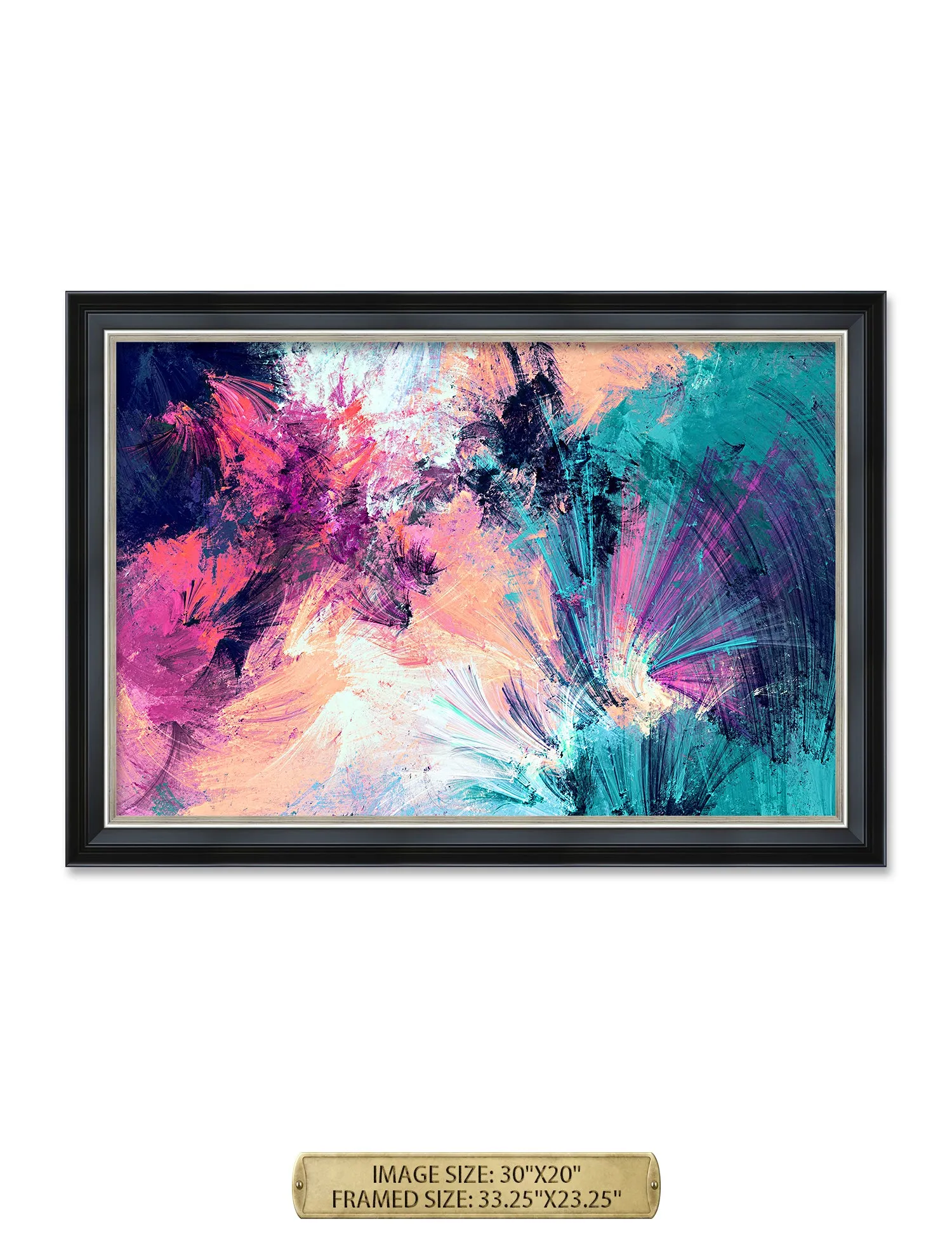 Dazzling Fireworks Dance Marble Texture Abstract.
