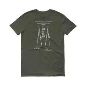 Drawing Compass Patent T-Shirt 1904 - Old Patent T-shirt, Vintage Tools, Architect Gift, Drawing Tool, Artist Gift