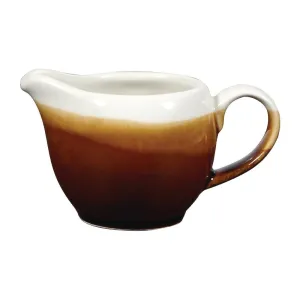 DY161 Churchill Monochrome Profile Jugs Cinnamon Brown 110ml (Pack of 4)