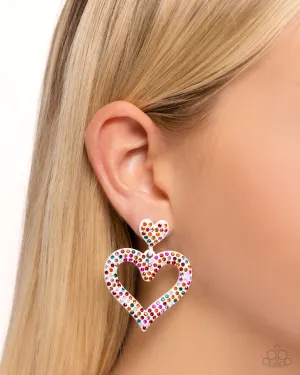 Earrings Dazzling Deed - Multi VDAY V217