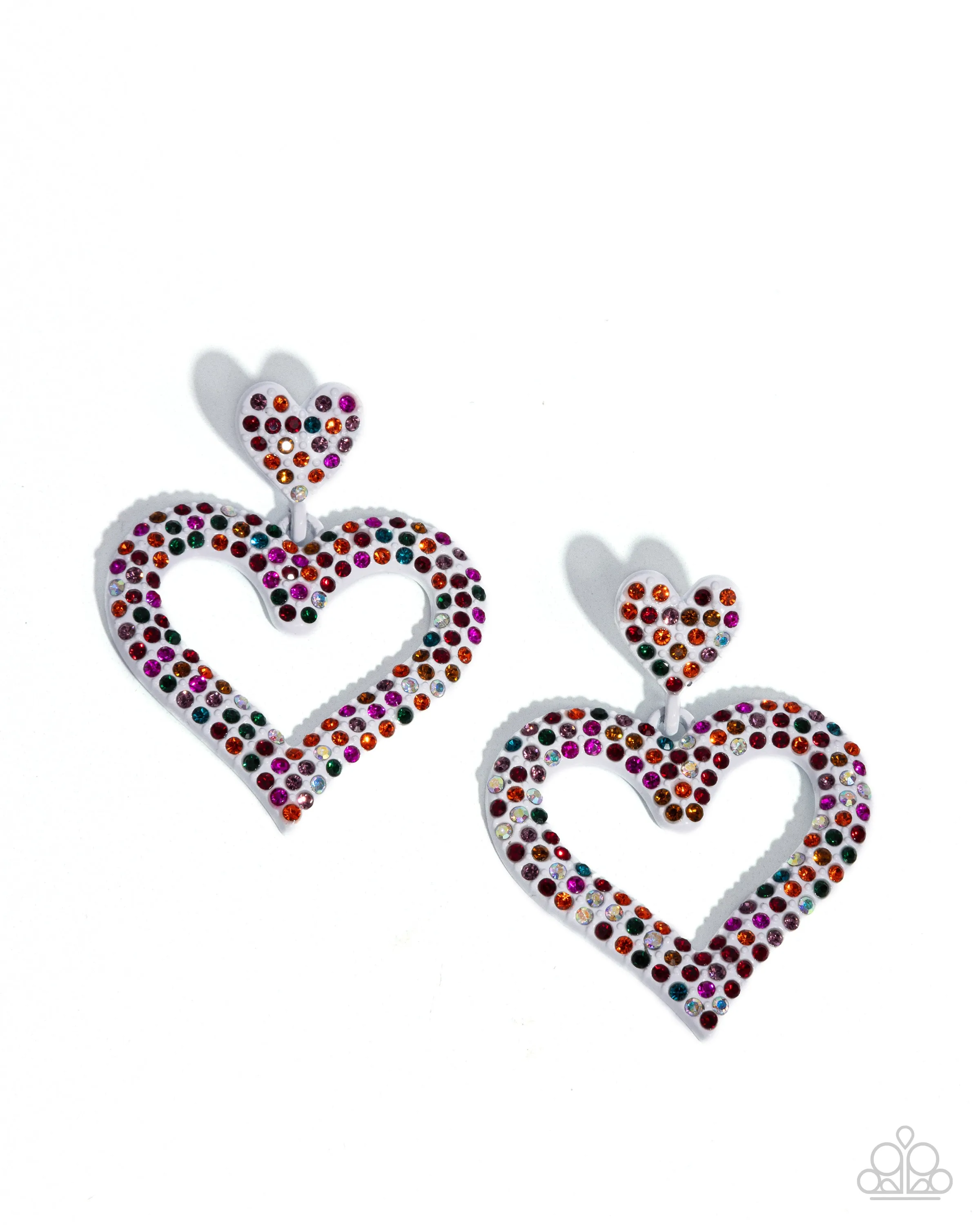 Earrings Dazzling Deed - Multi VDAY V217