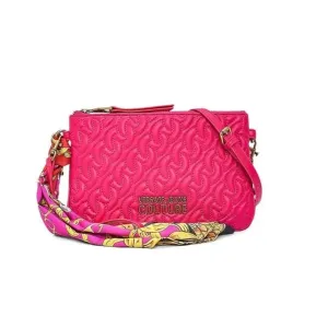 Elegant Logo Detail Zip Clutch Bag
