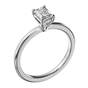 Emerald/Radiant Solitaire Setting