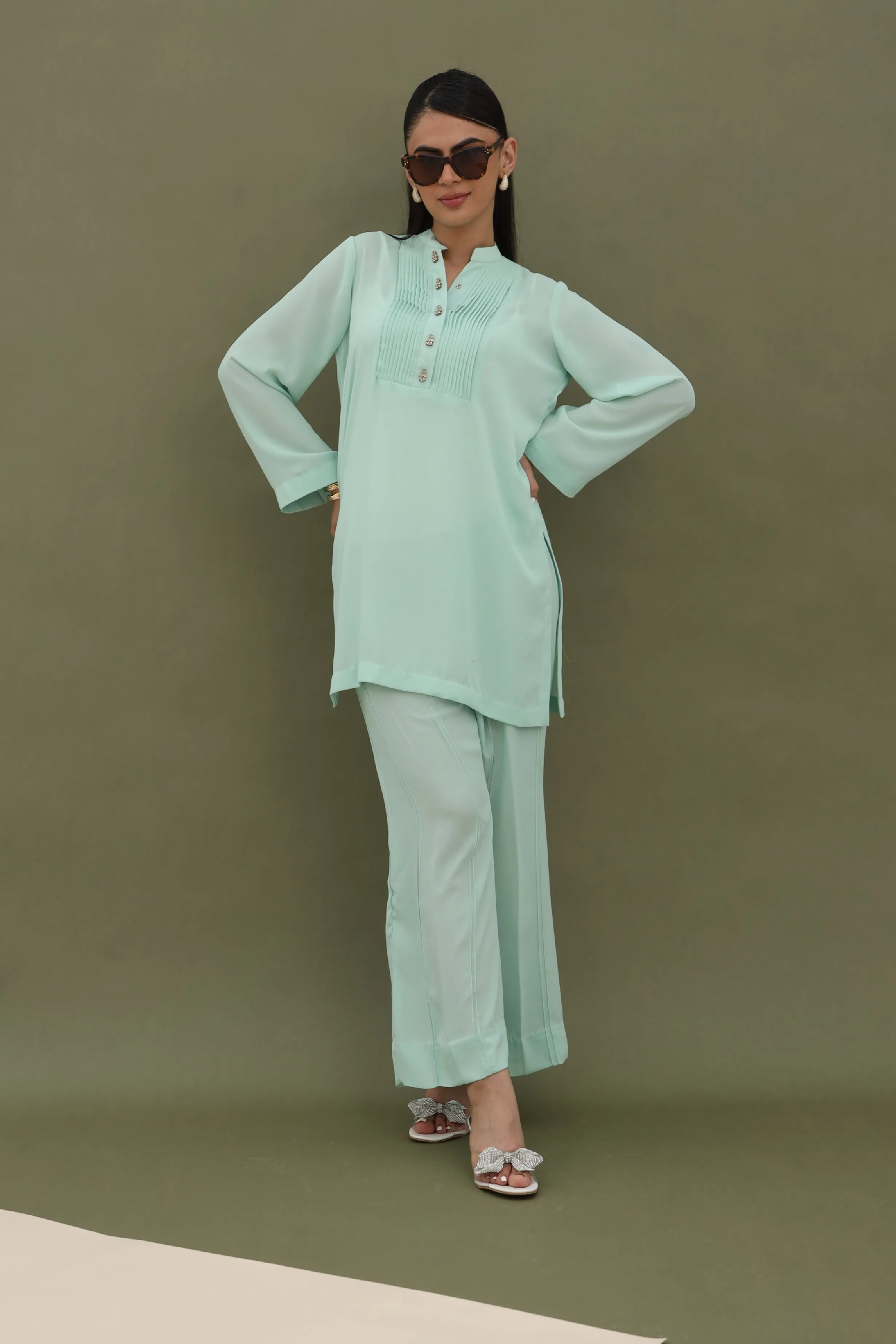 Enchant Belle Co-ord Set Mint