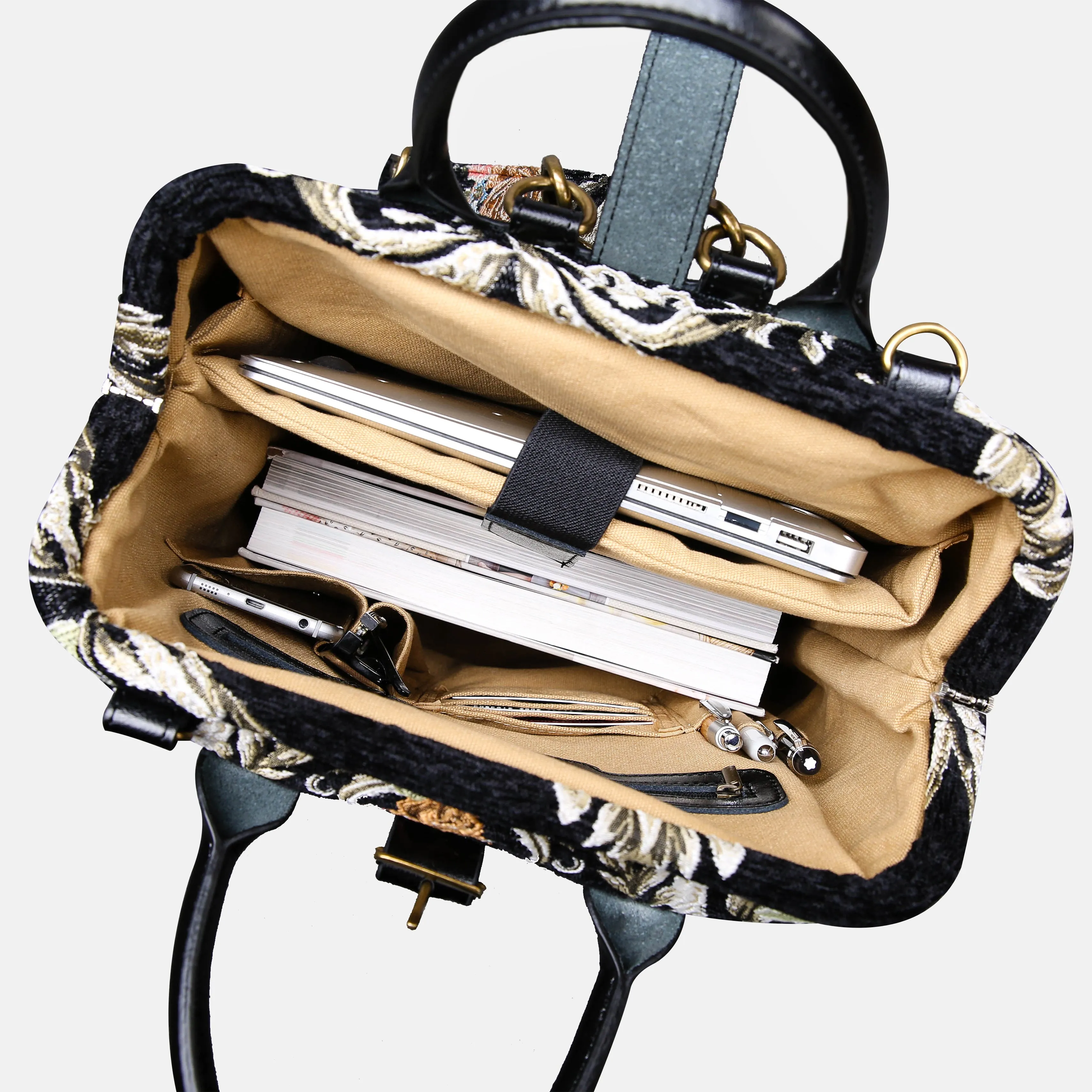 Eternal Elegance Blk Carpet Laptop Backpack