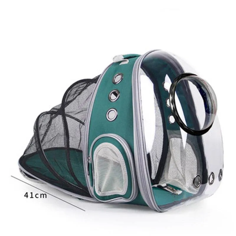 Expandable Clear Bubble Cat Backpack
