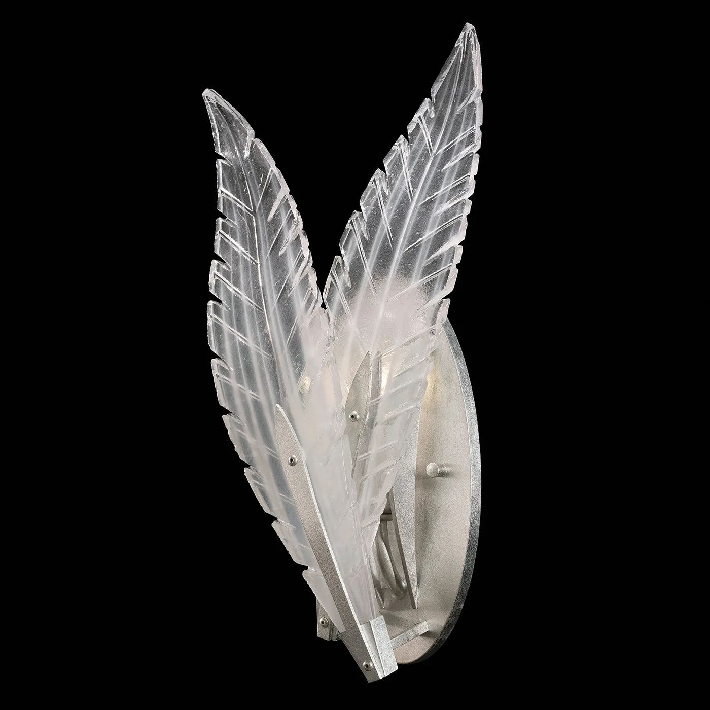 Fine Art Handcrafted Lighting Plume Sconce