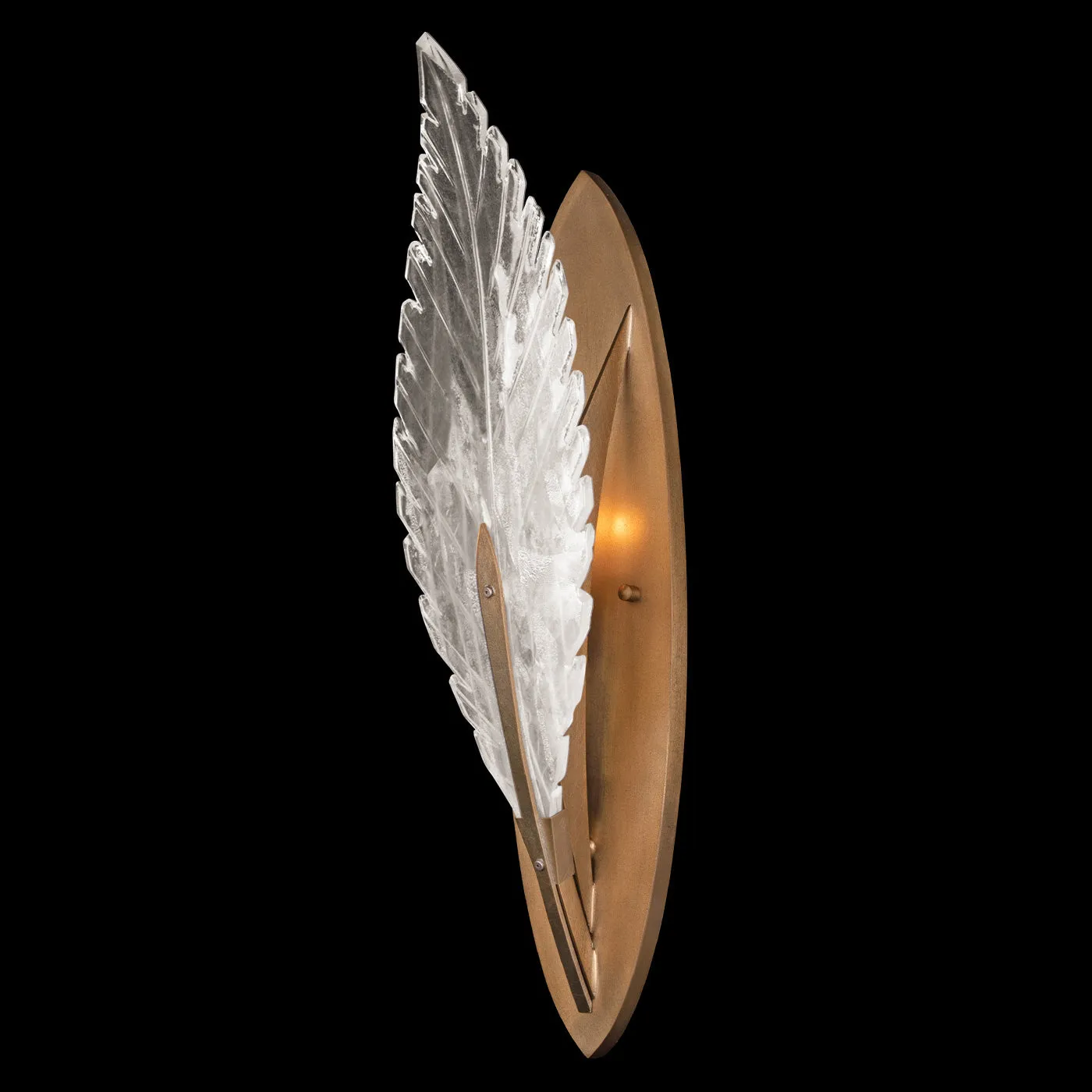 Fine Art Handcrafted Lighting Plume Sconce