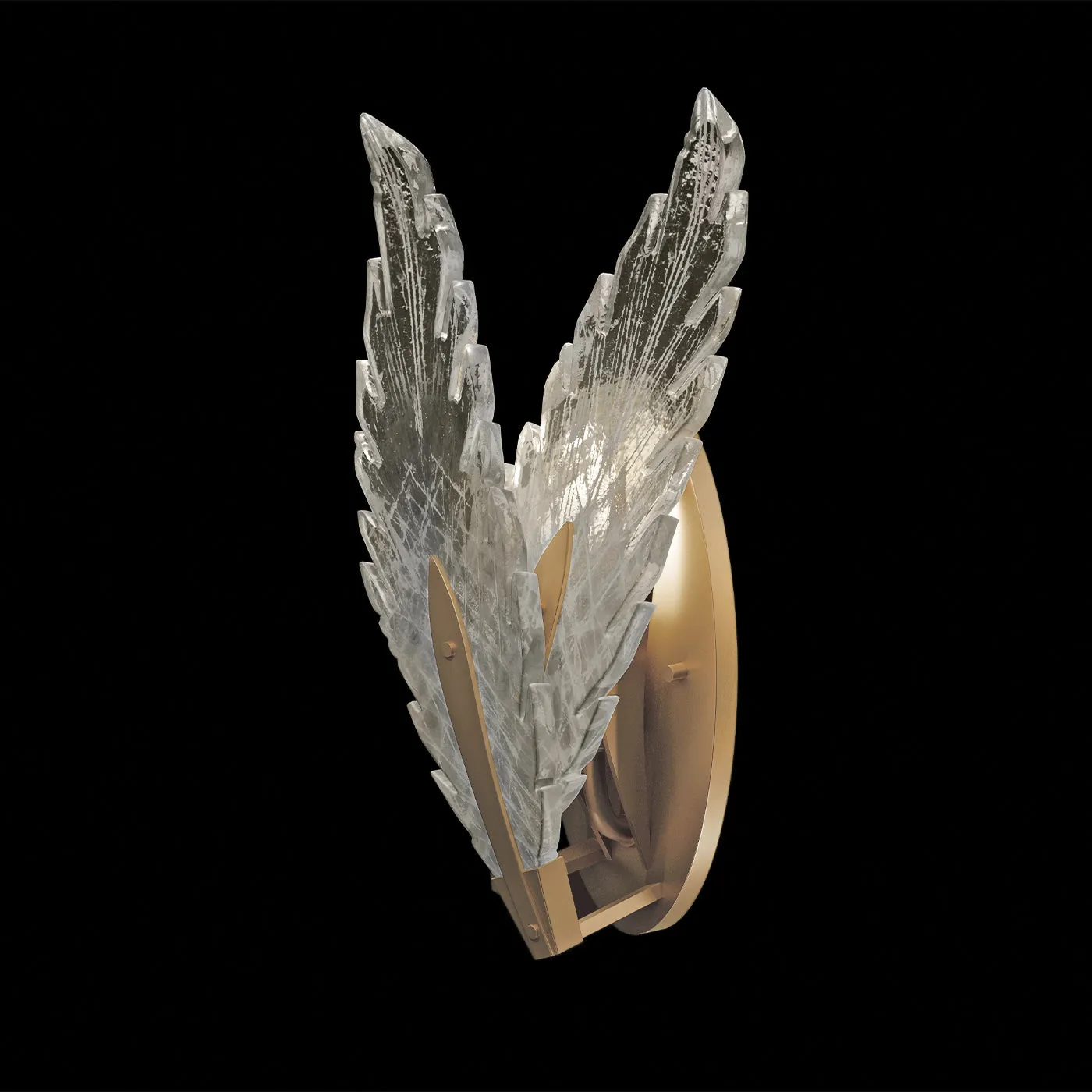 Fine Art Handcrafted Lighting Plume Sconce