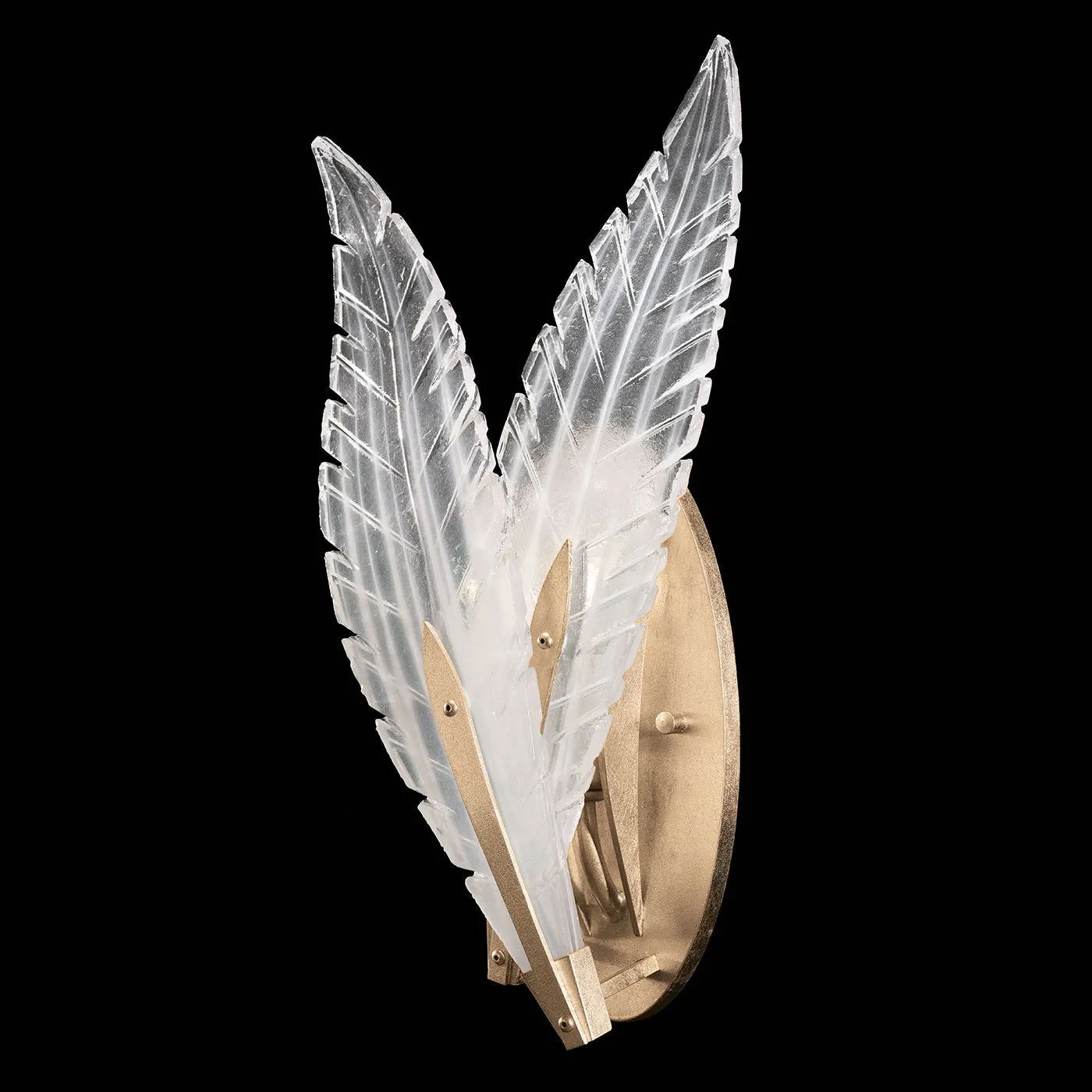 Fine Art Handcrafted Lighting Plume Sconce