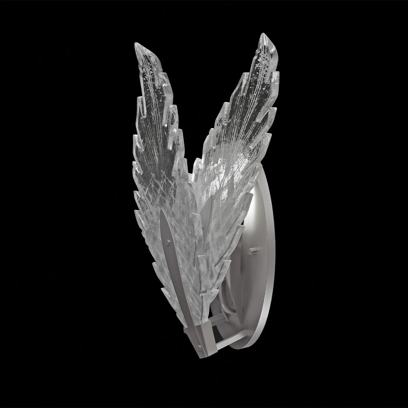 Fine Art Handcrafted Lighting Plume Sconce