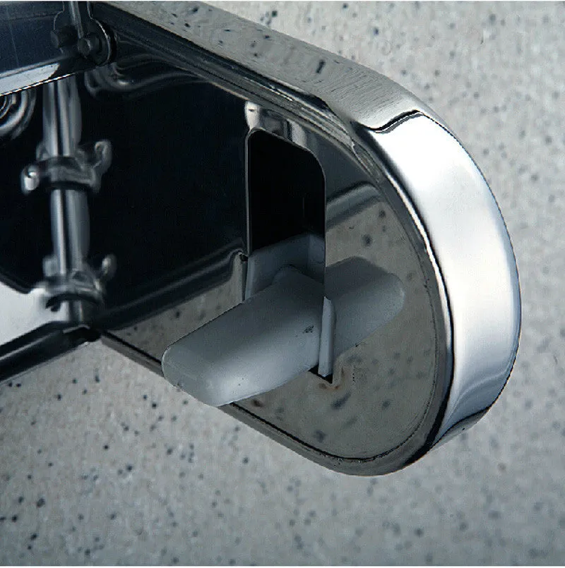 Fixx Chrome Stainless Steel Toilet Paper Holder